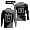 3D ALL OVER PRINTED – LIMITED EDITION – HUSQVARNA – GREY - JERSEY