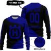 3D ALL OVER PRINTED – LIMITED EDITION – HUSQVARNA – NAVY - SWEATER UGLY