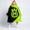 3D ALL OVER PRINTED – LIMITED EDITION – HUSQVARNA – NEON - OODIE BLANKET HOODIE