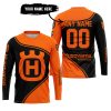 3D ALL OVER PRINTED – LIMITED EDITION – HUSQVARNA – ORANGE - JERSEY