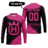 3D ALL OVER PRINTED – LIMITED EDITION – HUSQVARNA – PINK 1 - JERSEY