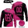 3D ALL OVER PRINTED – LIMITED EDITION – HUSQVARNA – PINK 1 - SWEATER UGLY
