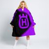 3D ALL OVER PRINTED – LIMITED EDITION – HUSQVARNA – PURPLE - OODIE BLANKET HOODIE