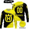 3D ALL OVER PRINTED – LIMITED EDITION – HUSQVARNA – YELLOW - SWEATER UGLY