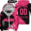 3D ALL OVER PRINTED – LIMITED EDITION – KTM - FLEECE ZIP HOODIE