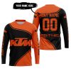 3D ALL OVER PRINTED – LIMITED EDITION – KTM – ORANGE - JERSEY