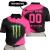 3D ALL OVER PRINTED – LIMITED EDITION – MONSTER ENERGY - POLO SHIRT