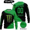 3D ALL OVER PRINTED – LIMITED EDITION – MONSTER ENERGY – GREEN - SWEATER UGLY