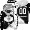 3D ALL OVER PRINTED – LIMITED EDITION – POLARIS – WHITE - FLEECE ZIP HOODIE