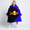 3D ALL OVER PRINTED – LIMITED EDITION – RED BULL – BLUE - OODIE BLANKET HOODIE
