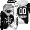 3D ALL OVER PRINTED – LIMITED EDITION – ROCKSTAR ENERGY – WHITE - FLEECE ZIP HOODIE