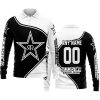3D ALL OVER PRINTED – LIMITED EDITION – ROCKSTAR ENERGY – WHITE - LONG SLEEVE POLO SHIRT