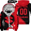 3D ALL OVER PRINTED – LIMITED EDITION – SUZUKI – RED - FLEECE ZIP HOODIE