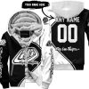 3D ALL OVER PRINTED – LIMITED EDITION – TROY LEE DESIGNS – WHITE - FLEECE ZIP HOODIE