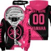 3D ALL OVER PRINTED – LIMITED EDITION – YAMAHA - FLEECE ZIP HOODIE