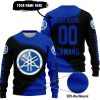 3D ALL OVER PRINTED – LIMITED EDITION – YAMAHA – BLUE - SWEATER UGLY