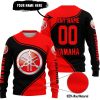 3D ALL OVER PRINTED – LIMITED EDITION – YAMAHA – RED - SWEATER UGLY