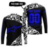 PREMIUM MX – 3D ALL OVER PRINTED – ALPINESTARS - BLACK BLUE - JERSEY