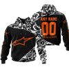 PREMIUM MX – 3D ALL OVER PRINTED – ALPINESTARS - BLACK ORANGE