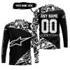 PREMIUM MX – 3D ALL OVER PRINTED – ALPINESTARS - BLACK WHITE - JERSEY