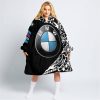 PREMIUM MX – 3D ALL OVER PRINTED – BMW – BLACK BLUE - OODIE BLANKET HOODIE