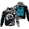 PREMIUM MX – 3D ALL OVER PRINTED – CAN AM – BLACK SKY BLUE