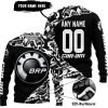 PREMIUM MX – 3D ALL OVER PRINTED – CAN AM – BLACK WHITE - SWEATER UGLY