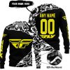 PREMIUM MX – 3D ALL OVER PRINTED – FLY RACING – BLACK YELLOW - SWEATER UGLY