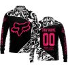 PREMIUM MX – 3D ALL OVER PRINTED – FOX RACING - LONG SLEEVE POLO SHIRT