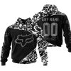 PREMIUM MX – 3D ALL OVER PRINTED – FOX RACING - BLACK GREY