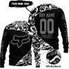 PREMIUM MX – 3D ALL OVER PRINTED – FOX RACING - BLACK GREY - SWEATER UGLY