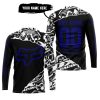 PREMIUM MX – 3D ALL OVER PRINTED – FOX RACING - BLACK NAVY - JERSEY