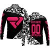 PREMIUM MX – 3D ALL OVER PRINTED – FXR - LONG SLEEVE POLO SHIRT