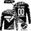 PREMIUM MX – 3D ALL OVER PRINTED – FXR – BLACK WHITE - SWEATER UGLY