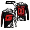 PREMIUM MX – 3D ALL OVER PRINTED – GASGAS – BLACK RED - JERSEY