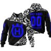 PREMIUM MX – 3D ALL OVER PRINTED – HUSQVARNA – BLACK BLUE