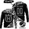 PREMIUM MX – 3D ALL OVER PRINTED – HUSQVARNA – BLACK GREY - SWEATER UGLY