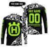 PREMIUM MX – 3D ALL OVER PRINTED – HUSQVARNA – BLACK NEON - JERSEY