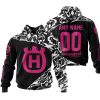 PREMIUM MX – 3D ALL OVER PRINTED – HUSQVARNA – BLACK PINK 1