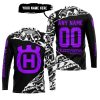 PREMIUM MX – 3D ALL OVER PRINTED – HUSQVARNA – BLACK PURPLE - JERSEY