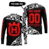 PREMIUM MX – 3D ALL OVER PRINTED – HUSQVARNA – BLACK RED - JERSEY