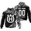PREMIUM MX – 3D ALL OVER PRINTED – HUSQVARNA – BLACK WHITE