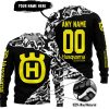 PREMIUM MX – 3D ALL OVER PRINTED – HUSQVARNA – BLACK YELLOW - SWEATER UGLY