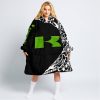 PREMIUM MX – 3D ALL OVER PRINTED – KAWASAKI – BLACK GREEN - OODIE BLANKET HOODIE