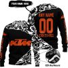 PREMIUM MX – 3D ALL OVER PRINTED – KTM – BLACK ORANGE - SWEATER  UGLY