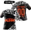 PREMIUM MX – 3D ALL OVER PRINTED – KTM – BLACK ORANGE - T-SHIRT