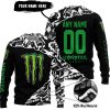 PREMIUM MX – 3D ALL OVER PRINTED – MONSTER ENERGY – BLACK GREEN - SWEATER UGLY
