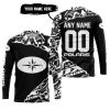 PREMIUM MX – 3D ALL OVER PRINTED – POLARIS – BLACK WHITE - JERSEY