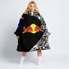 PREMIUM MX – 3D ALL OVER PRINTED – RED BULL – BLACK BLUE - OODIE BLANKET HOODIE