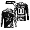 PREMIUM MX – 3D ALL OVER PRINTED – ROCKSTAR ENERGY – BLACK WHITE - JERSEY